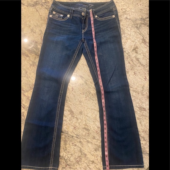 Seven7 Boot Cut Denim Jeans Size: 29 - Picture 3 of 5